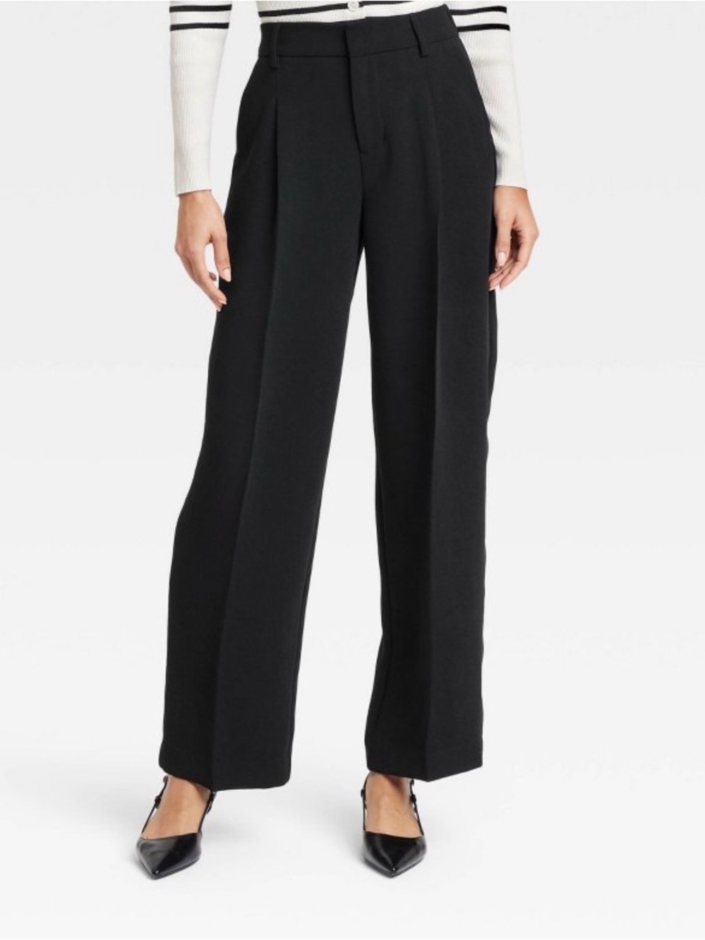 a new day Black ‘Essential Trouser’